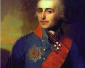 弗拉基米尔 波罗维科夫斯基 : Portrait of Count P. A. Tolstoy